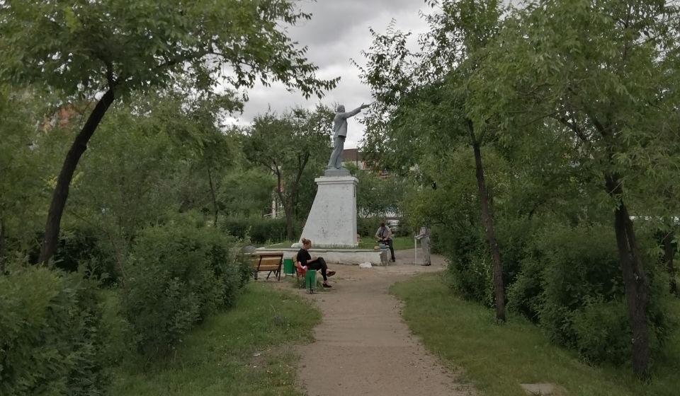 Забайкальский край. Памятник Ленину отремонтировали в Чите