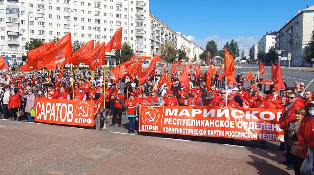 Дмитрий Новиков на акции протеста в Ульяновске: «КПРФ будет наращивать борьбу за честные выборы»