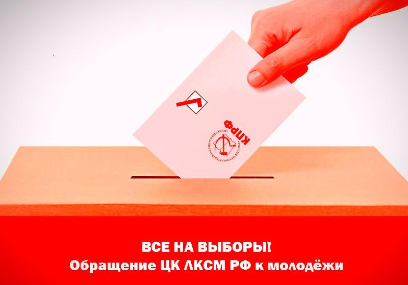 «Все на выборы 13 сентября!». Обращение ЦК ЛКСМ РФ к молодёжи