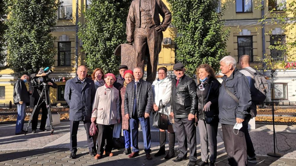 Санкт-Петербург. Сергей Пантелеев принял участие в торжественной церемонии открытия памятника промышленнику Н.И. Путилову