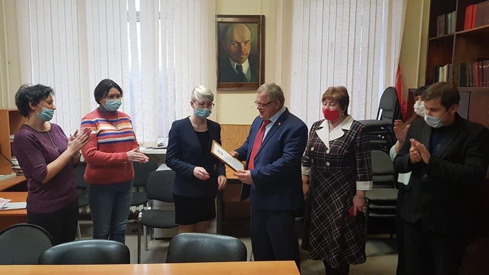 Московская область. Депутат-коммунист Александр Наумов провёл приём жителей в Подольске