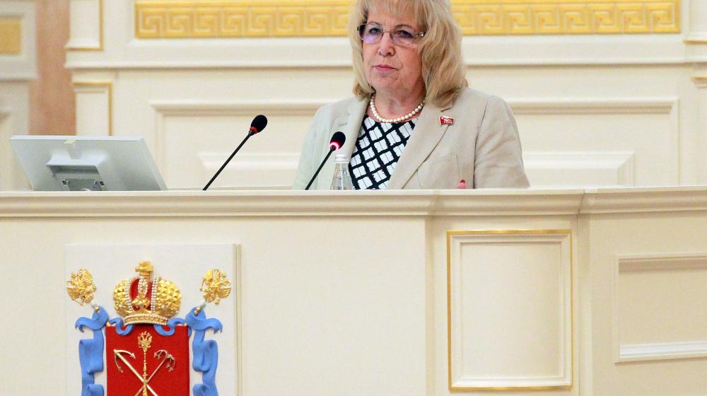 О.А. Ходунова выступила на заседании Заксобрания Санкт-Петербурга по вопросу борьбы с коррупцией