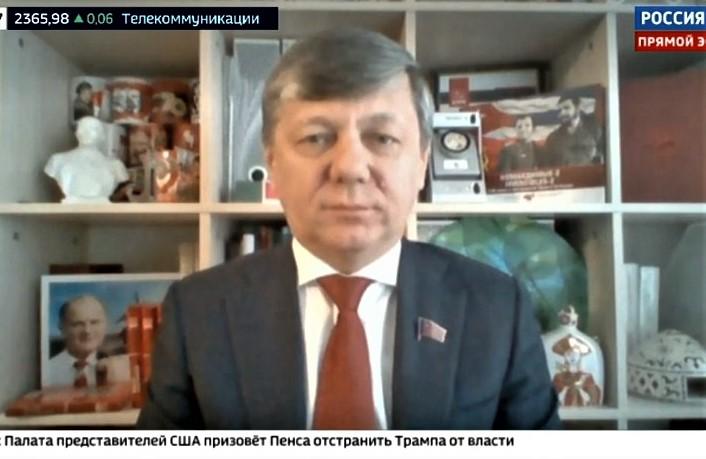 Дмитрий Новиков в эфире «России 24»: «События в США отражают общий кризис капитализма»