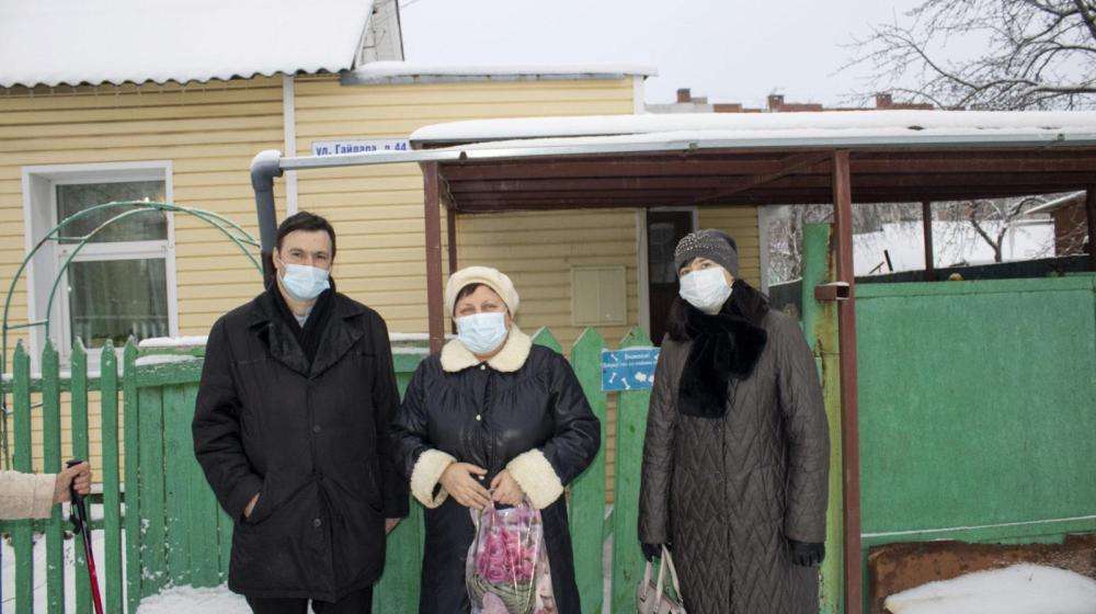 Рязанская область. Депутаты-коммунисты в новогодние праздники навестили активистов ветеранской организации