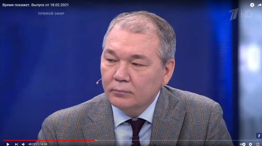 Леонид Калашников принял участие в программе «Время покажет» на Первом телеканале