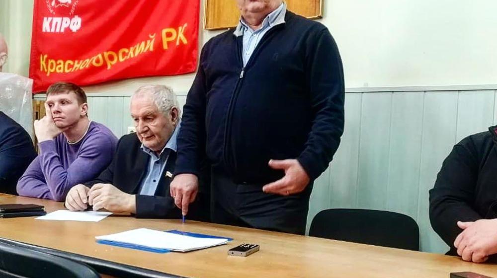 Московская область. Константин Черемисов провёл заседание предвыборного штаба в Красногорске