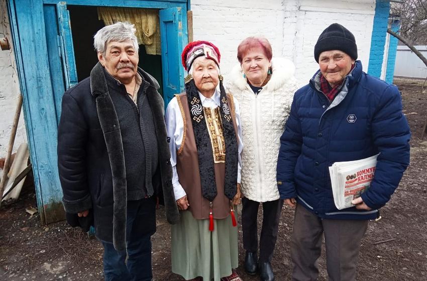 Большой юбилей ветерана из Калмыкии