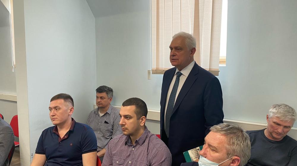Краснодар. Коммунист-депутат Госдумы Н.И. Осадчий провел встречу с партийным активом краевого центра