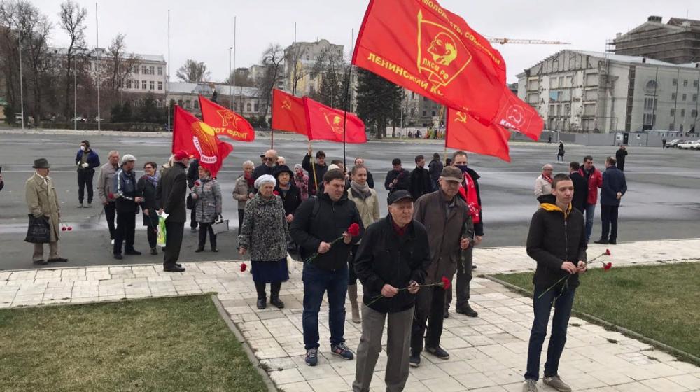 Саратовская область. «Ленин жил! Ленин жив! Ленин будет жить!»