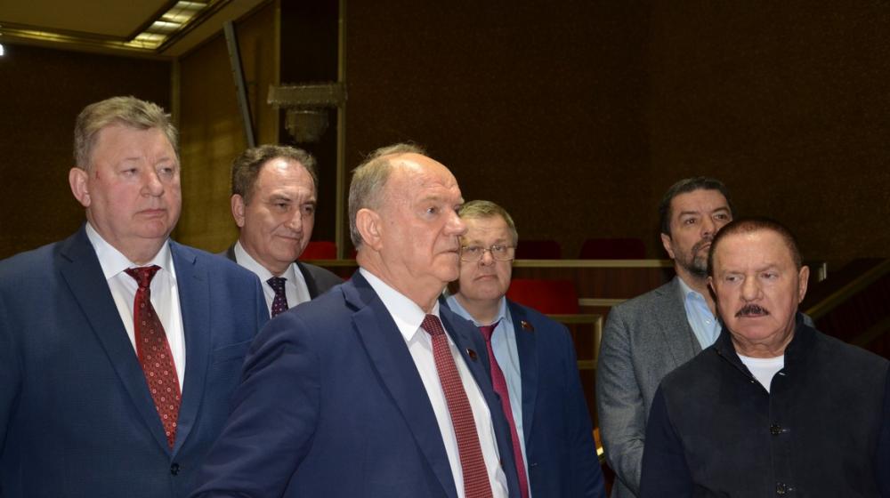 Московская область. Лидер КПРФ Геннадий Зюганов посетил столицу мировой космонавтики - город Королёв