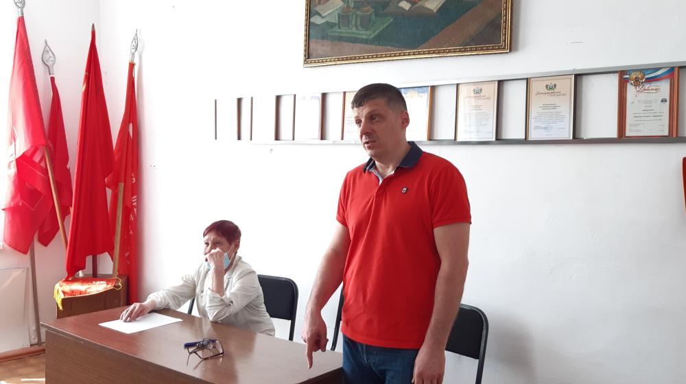 Тюменская область. Депутат КПРФ Иван Левченко провел политзанятие с активом Голышмановского местного отделения КПРФ