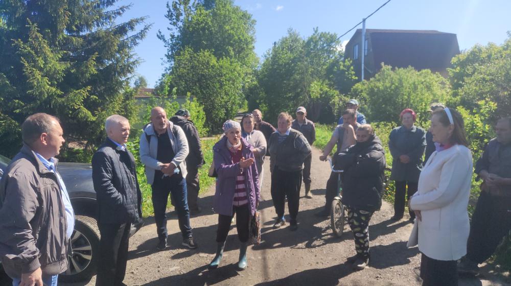 Ленинградская область. Сергей Пантелеев встретился с инициативной группой снт «Мечта-Восточный массив»
