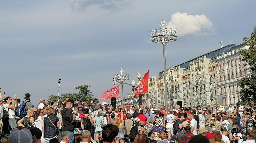 Добровольность вакцинации – залог мира и стабильности! Акция московских коммунистов