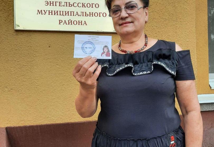 Ольга Алимова получила удостоверение зарегистрированного кандидата в депутаты Государственной Думы
