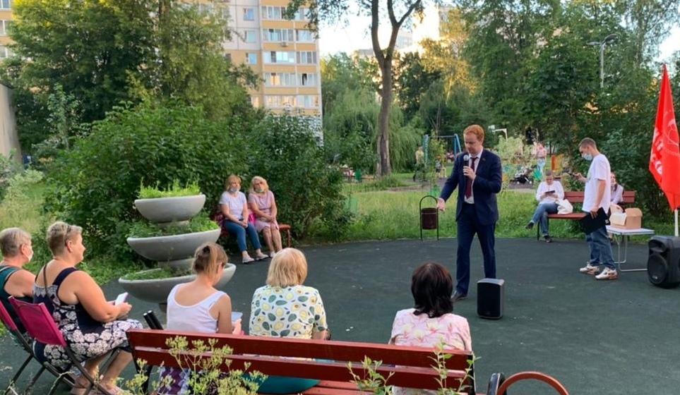 Москва. Денис Парфенов: На этой неделе провёл ряд встреч с жителями Медведково