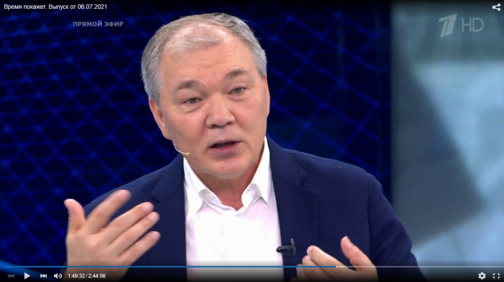 Леонид Калашников принял участие в телепрограмме «Время покажет»