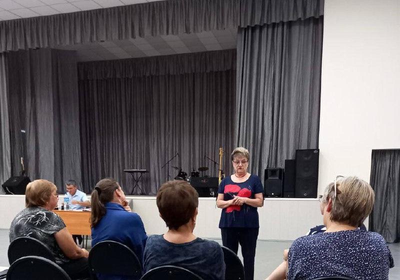 Ольга Алимова вновь побывала в Питерском районе