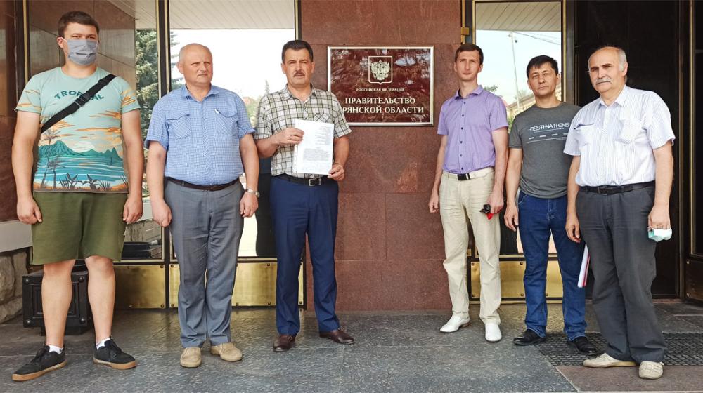 В Брянске КПРФ и сторонники партии отправили обращения в защиту П.Н. Грудинина