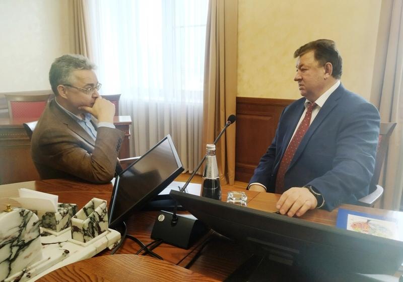 Академик В.И. Кашин встретился с губернатором Ставрополья Владимировым