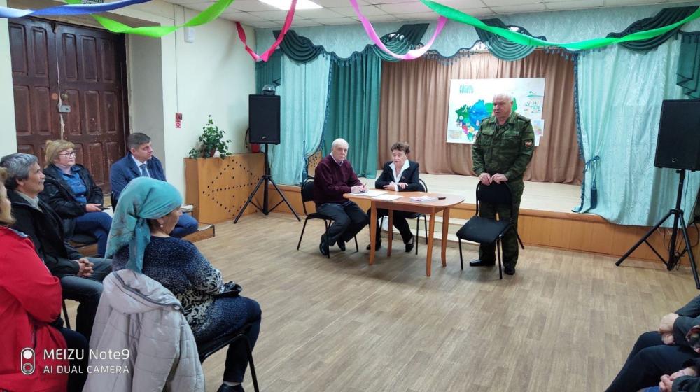 Тюменская область. Генерал-лейтенант Соболев В.И. встретился с жителями села Большие Акияры