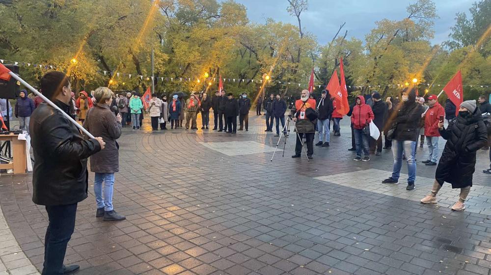 Тюменцы вышли на митинг против массовых фальсификаций на выборах
