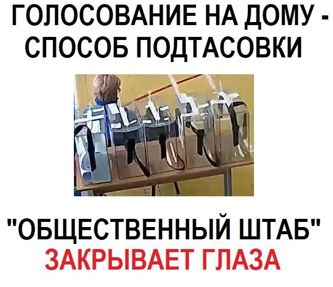 Москва. Общественный штаб подыгрывает надомным фальсификациям