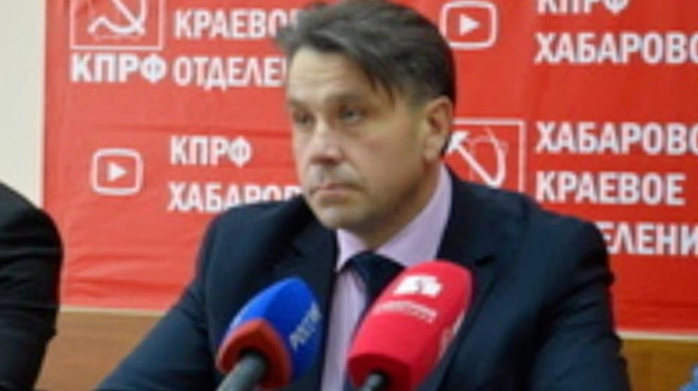 В Хабаровске задержан первый секретарь краевого комитета КПРФ Пётр Перевезенцев