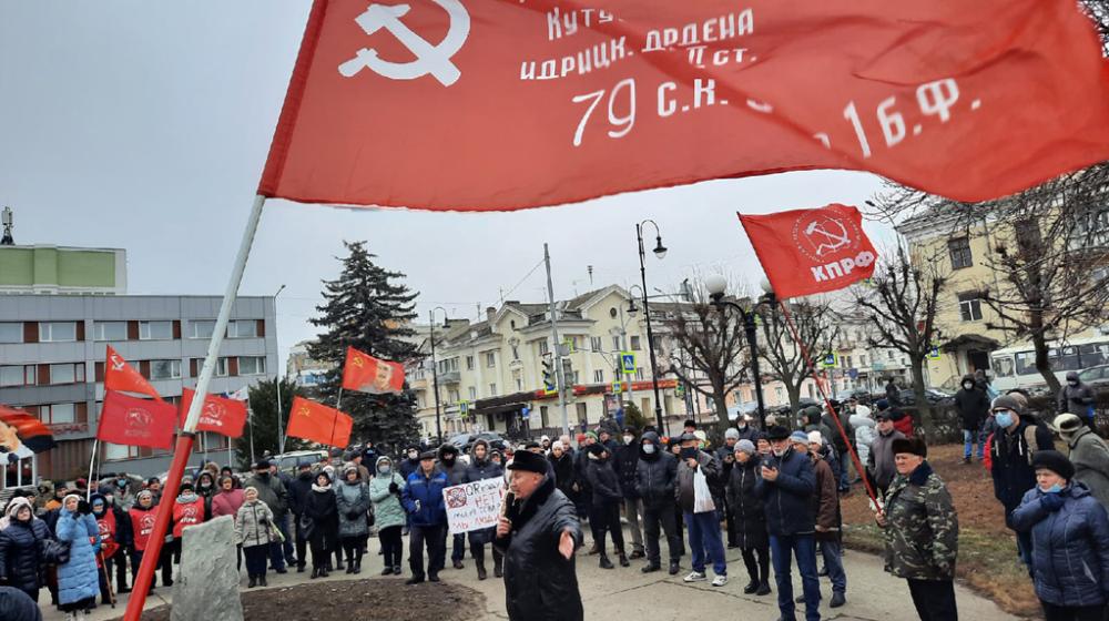Борьба против угнетения разворачивается. Народный сход в Тамбове