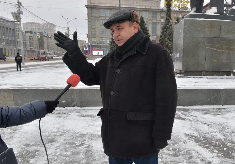 В Новосибирске отметили 104-ю годовщину Великой Октябрьской социалистической революции