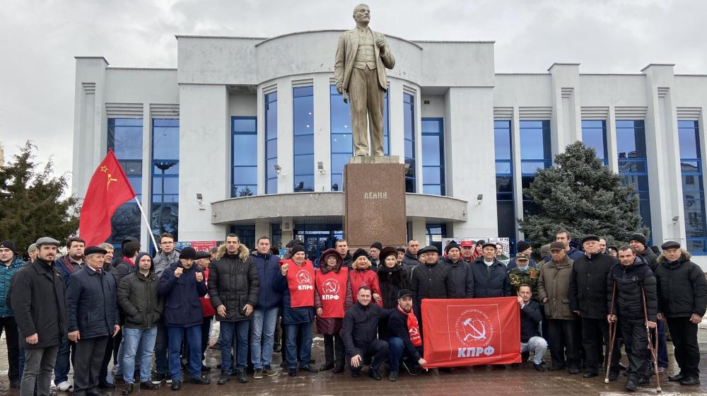 Краснодарский край. Активисты КПРФ и сторонники партии почтили память В.И. Ленина