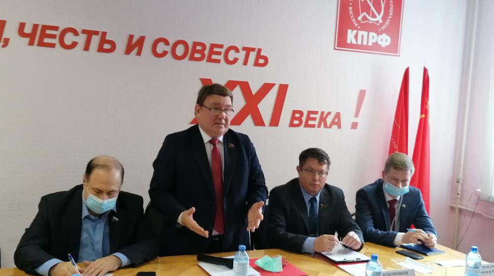 Н.Н. Иванов провел «круглый стол» по теме «Законодательное обеспечение противодействия распространению новой коронавирусной инфекции в РФ и Курской области»
