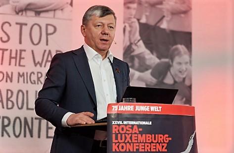 Д.Г. Новиков выступил на конференции в Берлине. Тема доклада – «Империализм сегодня: характеристики, тенденции, угрозы для человечества»