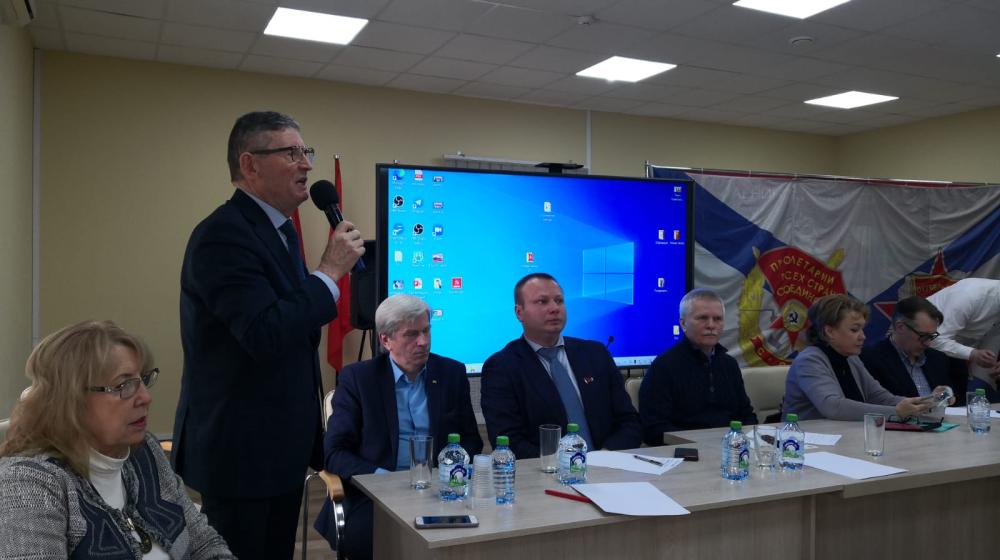 Сергей Пантелеев принял участие в расширенном заседании депутатов КПРФ от Санкт-Петербурга