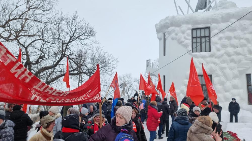 Делегация коммунистов Приамурья приняла участие в масштабном мероприятии в честь 100-летия Волочаевского боя