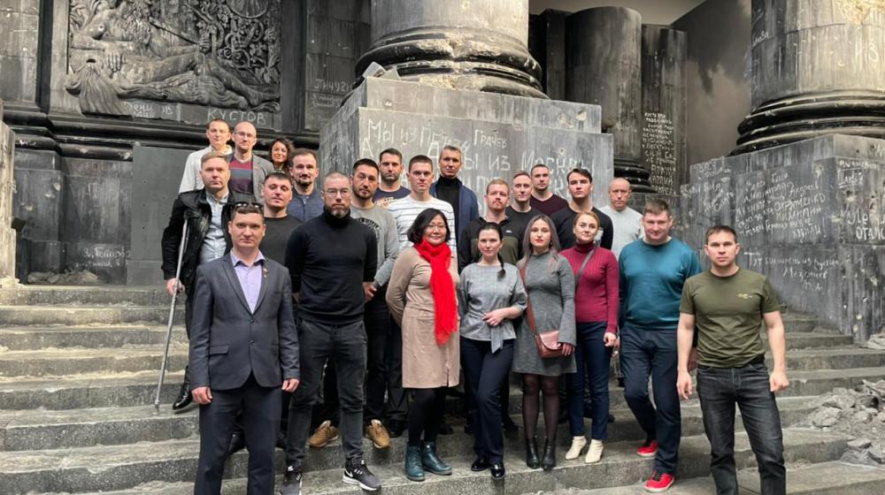 Москва. Слушатели центра политической учебы КПРФ посетили Музей Победы на Поклонной горе