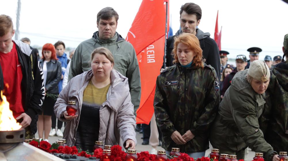 Архангельская область. Коммунисты почтили память северян, погибших во время Великой Отечественной войны