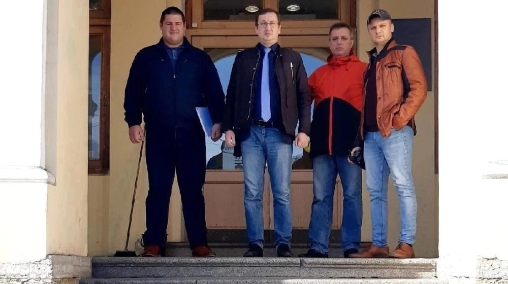 Первый секретарь Санкт-Петербургского горкома КПРФ Роман Кононенко посетил Пушкинский район