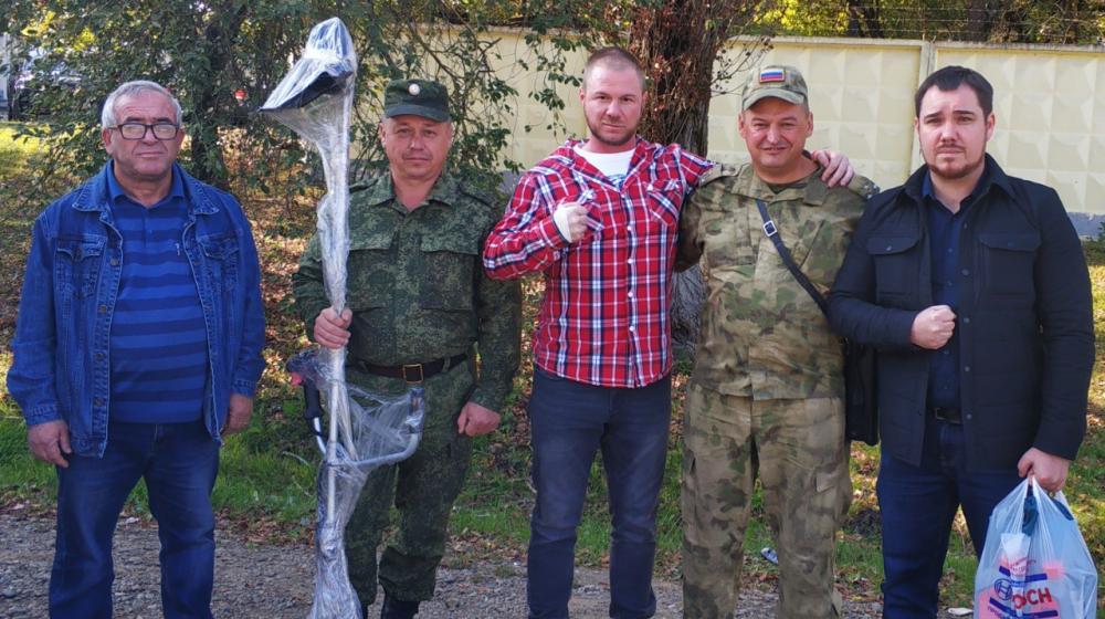 Краснодарский край. Активисты КПРФ и сторонники партии оказывают поддержку мобилизованным военнослужащим