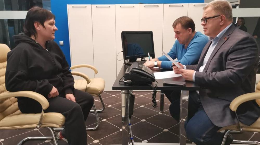 Московская область. Депутат-коммунист Александр Наумов провёл приём граждан в городе Ступино