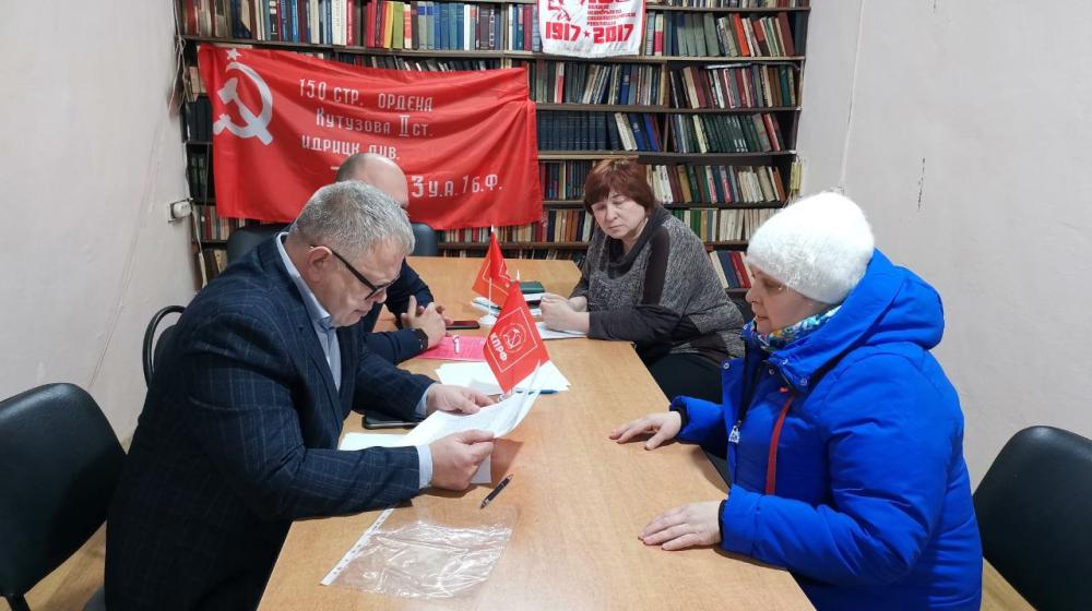 Руководитель фракции КПРФ Александр Наумов провёл приём граждан в Коломне