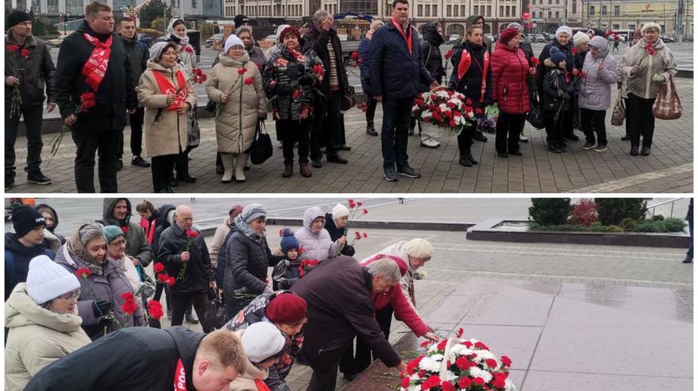 Тульские коммунисты отметили 105-летие Великого Октября автопробегом, возложениями и субботниками в районах области и круглым столом в Туле, на котором выступили Н.В. Арефьев и С.С. Удальцов