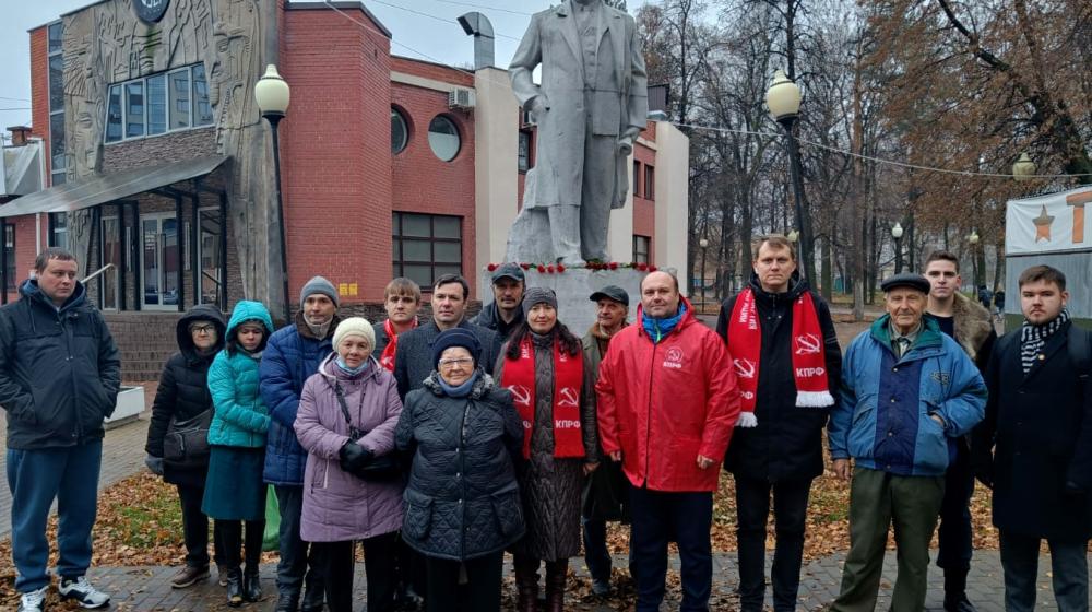 В Рязани прошли торжественные мероприятия в честь 105-й годовщины Великого Октября