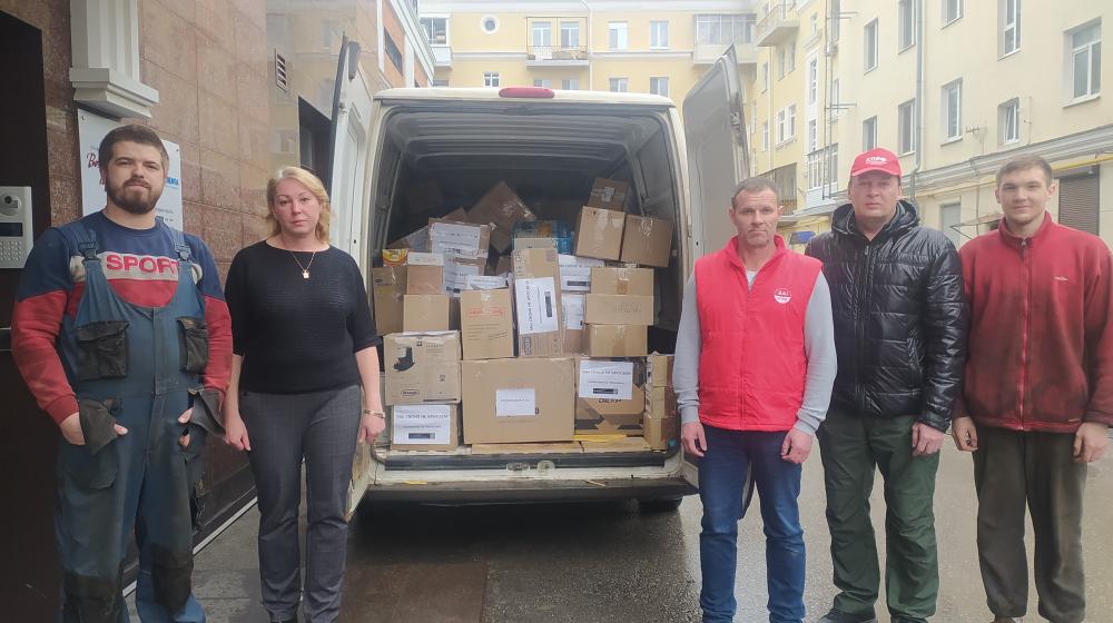 Очередной гуманитарный груз от пермских коммунистов в Луганск и Донецк