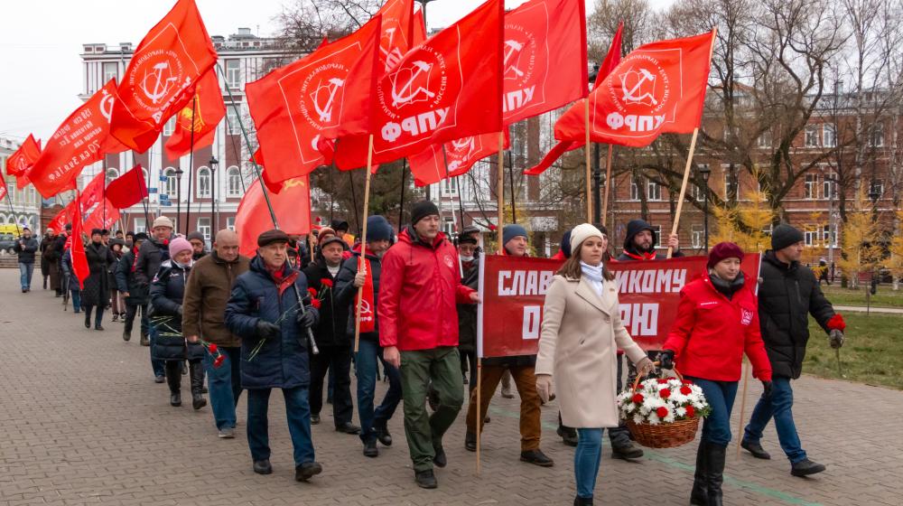 Торжественный митинг в Перми
