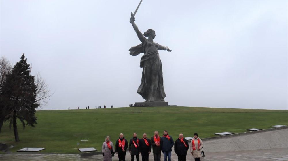 Сталинградские коммунисты почтили память бойцов Красной Армии