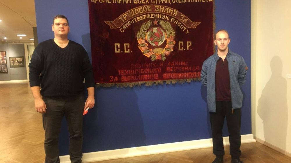 В Великом Новгороде открылась выставка под названием "Кипучая, могучая, никем непобедимая! 100 лет СССР"