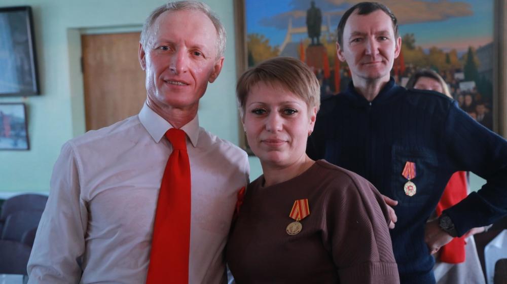 В Омке прошло торжественное собрание партийного актива области, посвященное 100-летию СССР