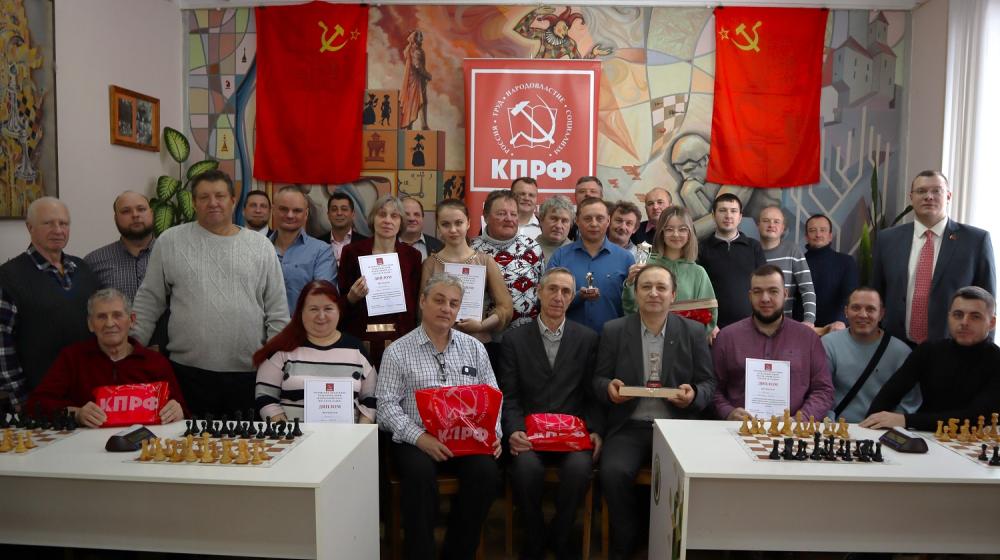 В Орловской области состоялся шахматный турнир КПРФ «Красная ладья»