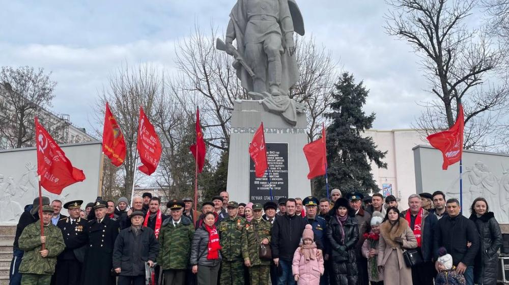 В Краснодаре коммунисты отметили 80-летие освобождения города от немецко-фашистских захватчиков