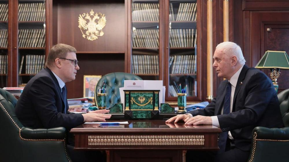 Встреча депутата М.Н. Берулавы с губернатором Челябинской области А.Л. Текслером